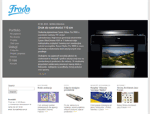 Tablet Screenshot of frodo.com.pl